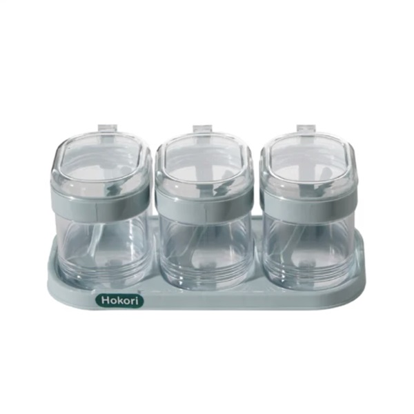 Bộ 3 hộp gia vị nắp bật